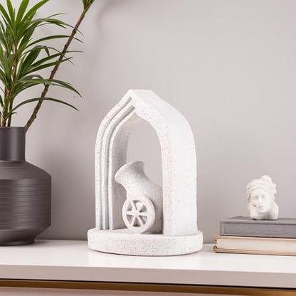 Antique-Style Heavyweight Arch Bookends Made of Durable Resin, These Non-Slip bookends are Perfect for Holding Large Books. an Ideal Gift for Birthdays, Christmas, or Thanksgiving. - color: Ramadan Bookshelf Statue