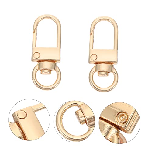 Housoutil 15pcs Heavy Duty Metal Lobster Claw Clasp Set for DIY Projects Keychains and Bag Accessories Sturdy Swivel Snap Hook for Crafting and Outdoor Use