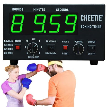 Classic Boxing Interval Timer, Boxing Interval Timer, Gymnastic Digital Timer, LED Running Timer, LED Interval Training Timer for Home - color: Groen