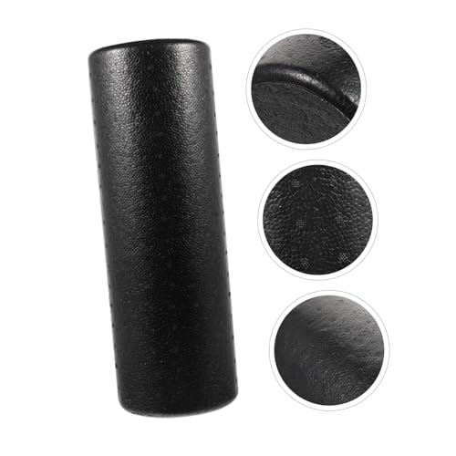 High Density Solid Foam Yoga Roller for Deep Tissue Massage and Muscle Fitness and Postural Stabilization Tool for Yoga Physical Therapy and Full Body Relaxation (15x45cm)