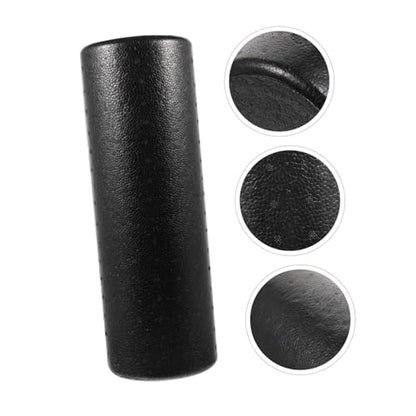 High Density Solid Foam Yoga Roller for Deep Tissue Massage and Muscle Fitness and Postural Stabilization Tool for Yoga Physical Therapy and Full Body Relaxation (15x45cm)