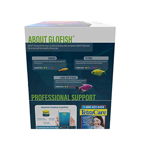 GloFish Crescent aquarium Kit 3 Gallons, Includes Hidden Blue LED Light And Internal Filter - size: 3-Gallon