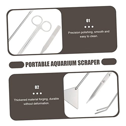 Toddmomy 1set Aquarium Scissors Ergonomic Portable Tools for Precise Plant Trimming and Maintenance Includes Long Tweezer and Shovel for Aquatic Plant Care - size: 31.50X7.00X1.00CM