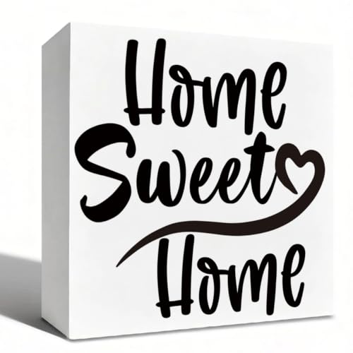 Family Life's Greatest Blessing Sign, 5x5 Inch Inspirational Farmhouse Wood Block Plaque, Heartwarming Family Wall Decor For Kitchen & Dining Room, Fine Daily Ornament - color: Family 08
