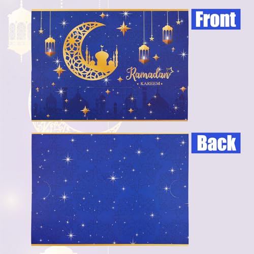 24pcs Eid Mubarak Money Envelopes, Ramadan Lucky Cash Envelope Eid Mubarak Envelopes Gift Card Money Holders for Ramadan Holiday Party Celebrations Decorations