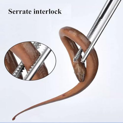 2 Pcs Tongs for Live Crab, Reptile Feeding, Snake,Eel,Charcoal, Crabs, Shells Picking Tongs at Low Tide Explore The Tide Pools