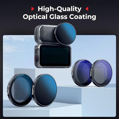SmallRig Nano Filter Kit Only for DJI Osmo Nano, Includes CPL Polarizing Filter, ND16, ND32, and ND64 Filters - style: CPL & ND Kit