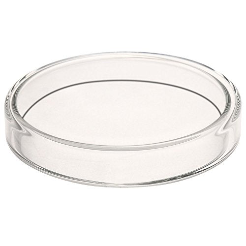 Borosilicate Glass Petri Dishes 90 mm with Lids 5-Pack | 2.3 mm Thick, Optically Transparent, Autoclavable, Reusable, Heat-Resistant up to 180°C - size: 5pcs: 90mm