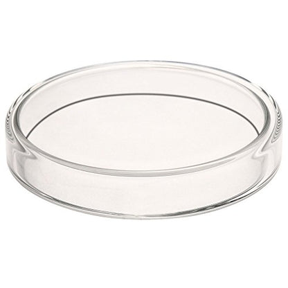 Borosilicate Glass Petri Dishes 90 mm with Lids 5-Pack | 2.3 mm Thick, Optically Transparent, Autoclavable, Reusable, Heat-Resistant up to 180°C - size: 5pcs: 90mm