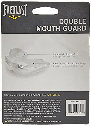 Everlast EverGel Boxing Mouthguard - color: Clear
