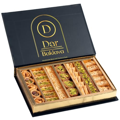 Nutlava Pistachio & Cashew Premium Baklava Gift Box (40 Pieces) - size: 40 Pieces