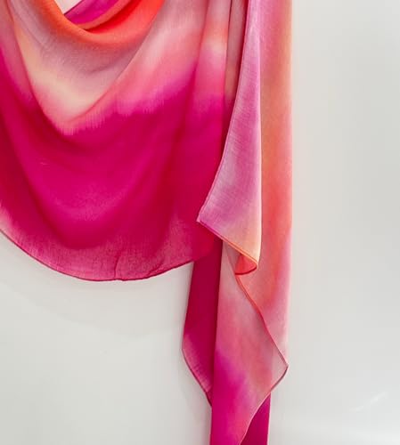 Stylish Premium Modal Viscose Hijabs for Women - color: Citrus Blush