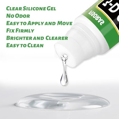 Aquarium Background Gel, 60ML(2OZ) with Sponge and Scraper - size: 60ml