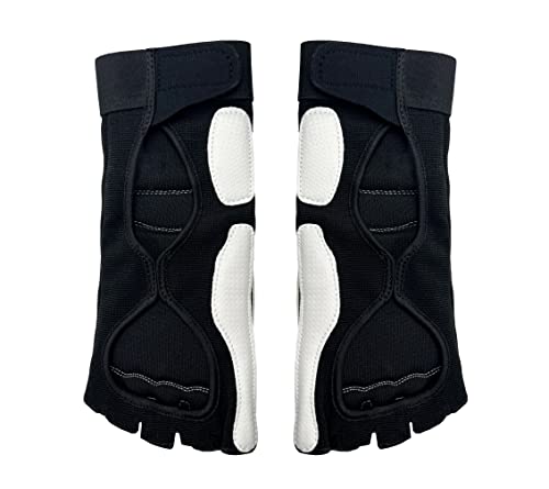 Taekwondo Foot Guard Protector Gear for Sparring MMA Training Competition Kickboxing Karate Boxing Martial Arts Kung Fu Punch Bag TEKA (Pair) (XL) - size: X-Large
