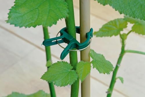 Plant Clips Garden Clips for Supporting Plants, Flowers and Vines, Gentle Durable Plant Support Clips Set (96 Small) - size: 96 Small