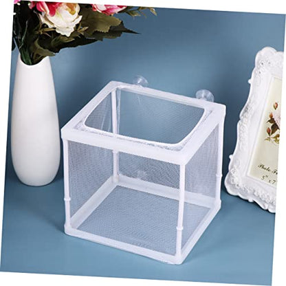 2pcs Portable Fish Hatching Net Isolation Box Water Separation Net for Aquarium Breeding for Home Tank Use and Cloth Materials s