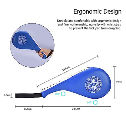 Taekwondo Kick Pads, Striking Karate Martial Arts Training Target Pad, Taekwondo Double Kick Train Strike Pads Target Tae Kwon Do Karate Kickboxing