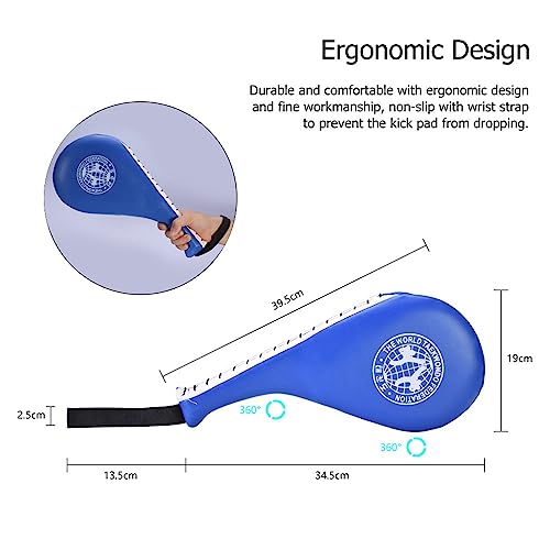 Kickboxing Pad, Taekwondo Double Kick Train Strike Pad Target Tae Kwon Do Karate Kickboxing for Kids Youth Adult