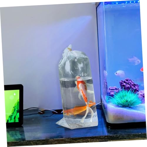 HEALLILY 20pcs Fish Transport Bags Leak-resistant Live Fish Shipping Bags Plastic Container for Aquatic Transport for and Shrimp Care