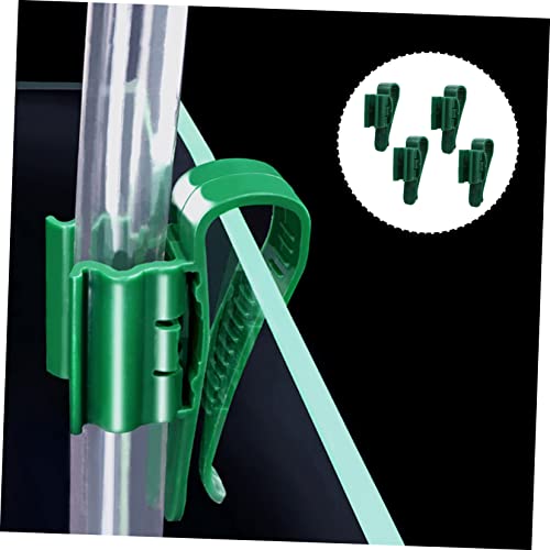 HANABASS 4pcs Adjustable Fish Tank Clips Versatile Hose Holder for Aquariums Plastic Fixing Clamps for Water Lines and Wires Compatible Tanks Prevents Abrasion