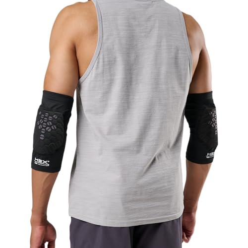 McDavid HEX Viz knee/Elbow Pad Pair Black/Grey S - color: NEW Black, size: Small