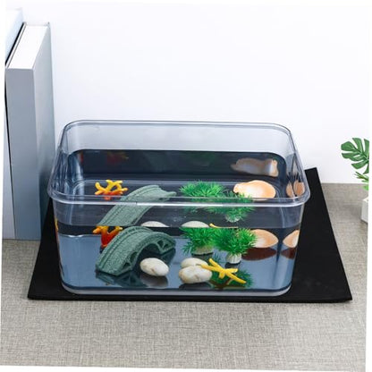 BESTonZON Reptile Terrarium Mat Thick Non Slip Fish Tank Bottom Pad Mat for Aquariums Durable Insulated Aquarium Leveling