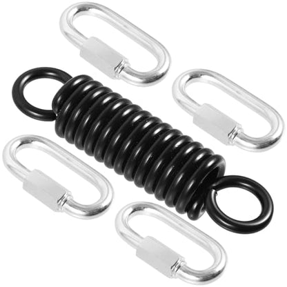 YARNOW Heavy Duty Swing Chair Spring Set 1 Set of Metal Swing Spring Kit Hanging Rings for Porch Hammock Chairs and Punching Bags