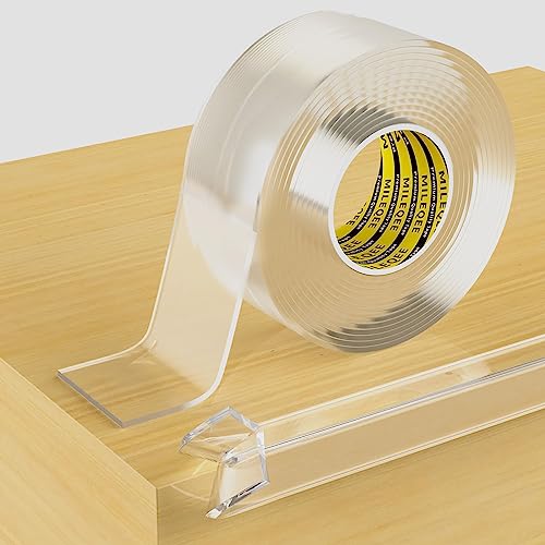 Clear Edge Protector Strip,1 Pack x 1.57in x 9.84FT | 2mm thick，Sharp Edge Wrap Cover Tape, Self Adhesive Protective Bumper Guards for Cabinet Door Desk Bed Furniture Waterproof - size: 1 Pack x 1.57in x 9.84FT