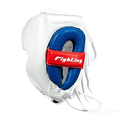 Fighting Leather Sparring Headgear - Boxing Headgear, MMA Gear Headgear, Sparring Gear, Headgear Boxing, Sparring Boxing Head Gear, Sparring Headgear, Muay Thai Headgear - size: Large