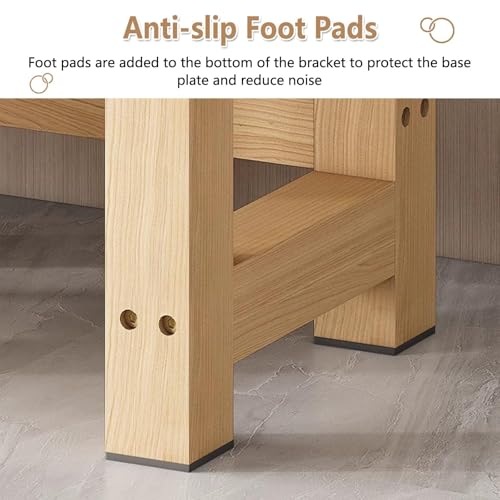 Thickened Solid Pine Wood Aquarium Stand, Multi-Functional Storage Rack With Anti-Slip & Quiet Design, Perfect For Home, Office, Pet Shop(60x40cm/23.6x15.7in) - size: 60x40cm/23.6x15.7in