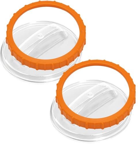 Pre-Filter Cover with Orange Nut P07018, Fits Sand Pump Lid P07019, Compatible with 58486 58497 58499 2023+ Models, Heavy-Duty ABS Pool Filter Pump Replacement Parts (2 set) - size: 2 set
