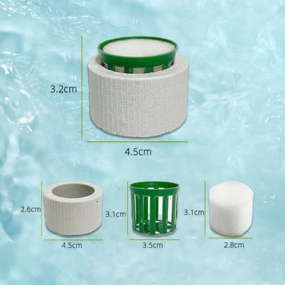 2 Pack Aquarium Plant Weights Ceramic Fish Tank Plant Holder Ideal for Live Plants Anti Floating Aquatic Plant Ring Anchors Keep Plants in Place Aquarium Decoration Accessories