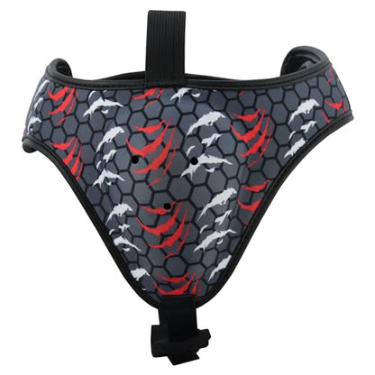 ROAR-INT Wrestling Headgear Men BJJ Ear Guard Protection MMA Grappling Cauliflower Helmet - color: Red (Pack-1)