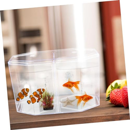 HANABASS Fish Breeder Box Isolation Tank for Betta Fish Easy to Clean and Observe for Home Aquariums and Hatching