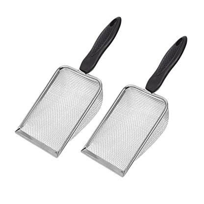 UPKOCH 2pcs Convenient Reptile Shovel Portable Substrate Shovel for Household Use Litter Accessory Rustproof Material