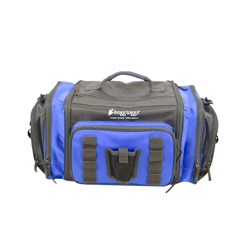 FROGG TOGGS Heavy Duty Fishing Tackle Duffle Bag, Blue, 3600 - color: Blue, style: 3600