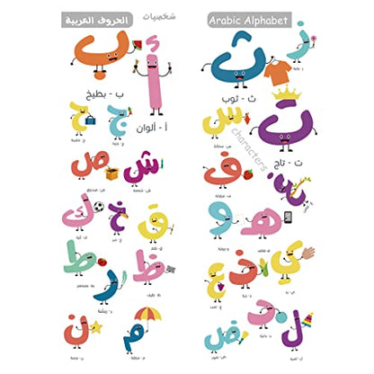 Arabic Alif Baa Taa Decal Arabic Puzzle Board Arabic Flash Card Muslim Kids Gift Set