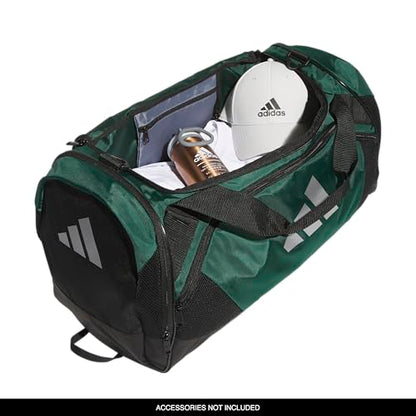 adidas Unisex Team Issue Sports Duffel Bag for Men and Women - color: Dark Green/2