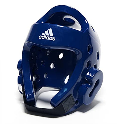 Adidas WT Taekwondo Martial Arts Dipped Foam Head Guard Protector - color: BLUE, size: Medium