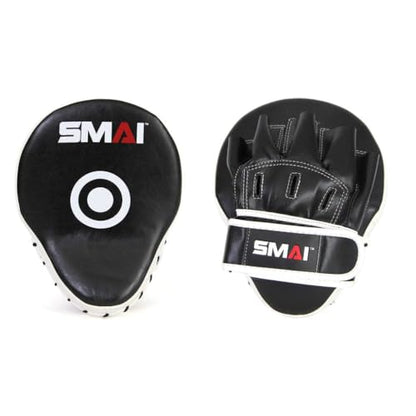 SMAI Essentials Boxing Focus Mitts - Curved Gloves for MMA Punching Training and Sparring