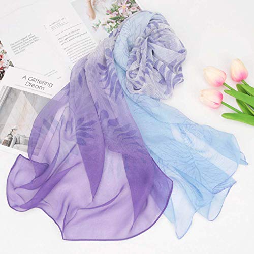 Acotavie Scarfs for Women Lightweight Fashion Scarves Print Floral Pattern Scarf Shawl Wraps - color: B03