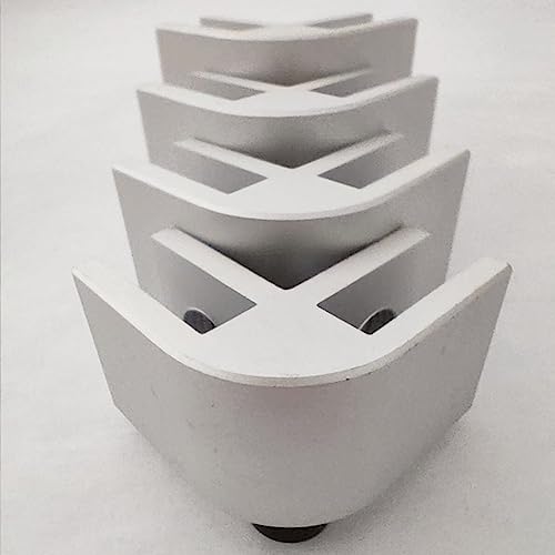 8 Pcs Plexiglass Connectors - Stainless Steel Glass Clip, Silver Glass Guard Connector for Balustrade
