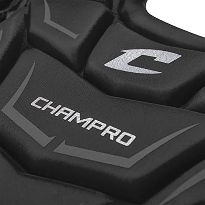 Champro Optimus MVP Chest Protector - color: Black, size: 13.5"