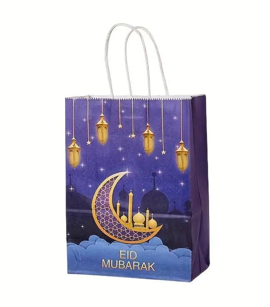 10pcs, Eid Mubarak gift bags, Ramadan Kareem, EID Decor, Eid Al-Fitr Decor,Eid Party Bag, Party Gift Bag, Party Favors