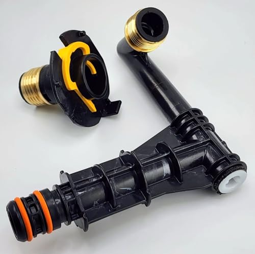 for Suncast Hose Reel Replacement Parts Kit, Brass Out Tube + In Tube Retainer Clip, Fix Leaking & Broken Fittings for Hideaway Hosemobile Hose Reels