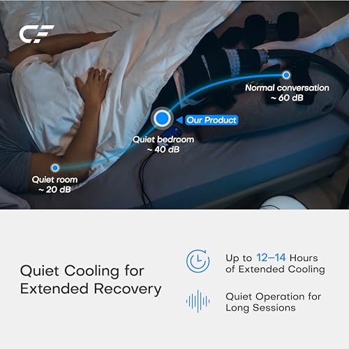 CF-3 Pro Cold Therapy Machine, 11QT Large-Capacity Ice Therapy System for Full Knee & Shoulder Coverage, Programmable Recovery System for ACL, TKR & Sports Training