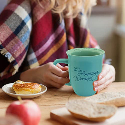 Abbey Gift Blue (Abbey & CA Gift) Amazing Woman Ceramic Mug & Coaster Set (57829)
