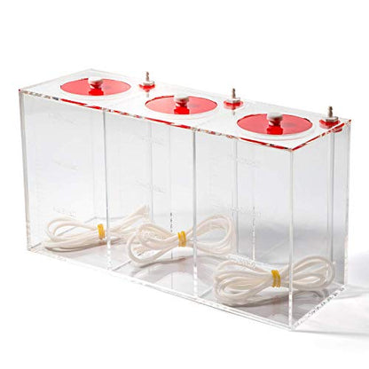 Aquarium Choice Acryli Made Liquid Storage Bucket Doing Pump Reservoir Container (12.5 * 4.25 * 6.5 Inch;4500ml(Red)) - size: 12.5*4.25*6.5 Inch;4500ml(Red)