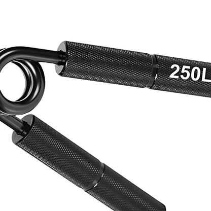 Adjustable Grip Strengthener for Enhanced Hand and Arm Training - Maximize Your Strength - color: Black 250lb