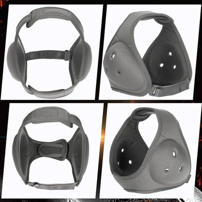 Jerify 2 Pcs Wrestling Headgear for Kids Youth Soft Grappling Headgear Wrestling Adjustable Ear Guard Protective(Grey) - color: Grey